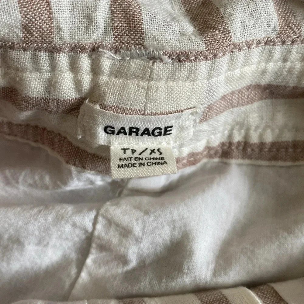 Garage Striped Overall Dress - Picture 4 of 4